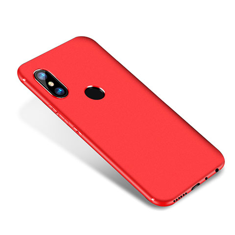 Custodia Silicone Ultra Sottile Morbida Cover S02 per Xiaomi Redmi Note 5 Pro Rosso
