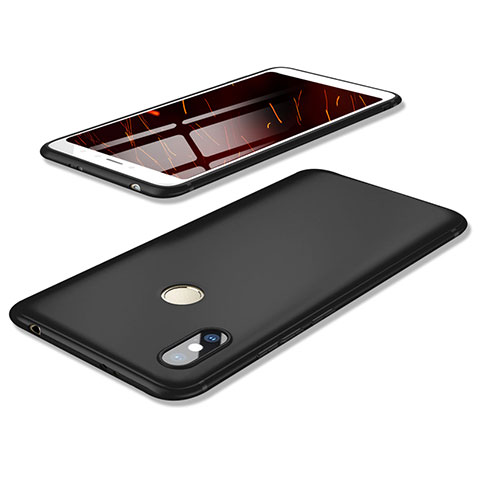 Custodia Silicone Ultra Sottile Morbida Cover S02 per Xiaomi Redmi Y2 Nero