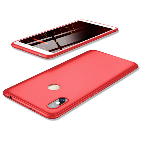Custodia Silicone Ultra Sottile Morbida Cover S02 per Xiaomi Redmi Y2 Rosso