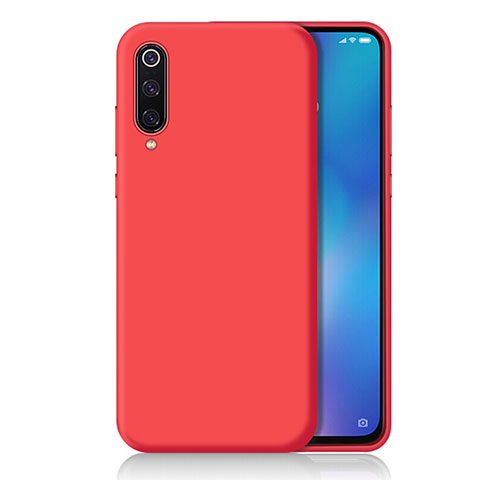 Custodia Silicone Ultra Sottile Morbida Cover S04 per Xiaomi Mi 9 Lite Rosso