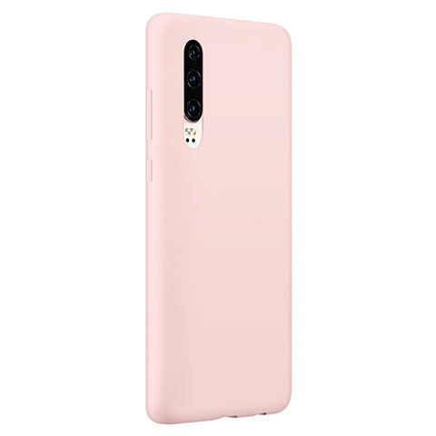 Custodia Silicone Ultra Sottile Morbida Cover S05 per Huawei P30 Rosa