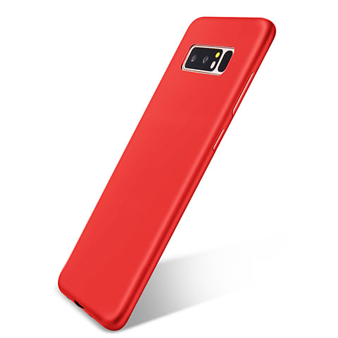 Custodia Silicone Ultra Sottile Morbida Cover S05 per Samsung Galaxy Note 8 Duos N950F Rosso