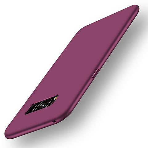 Custodia Silicone Ultra Sottile Morbida Cover S05 per Samsung Galaxy S8 Plus Viola