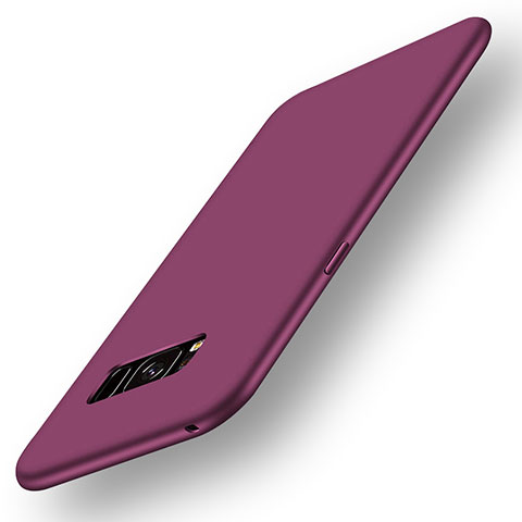 Custodia Silicone Ultra Sottile Morbida Cover S05 per Samsung Galaxy S8 Viola