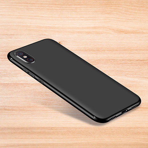 Custodia Silicone Ultra Sottile Morbida Cover S06 per Xiaomi Mi 8 Explorer Nero