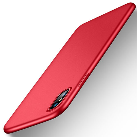 Custodia Silicone Ultra Sottile Morbida Cover S18 per Apple iPhone Xs Rosso
