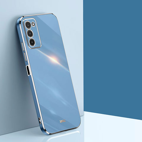 Custodia Silicone Ultra Sottile Morbida Cover XL1 per Samsung Galaxy A03s Blu