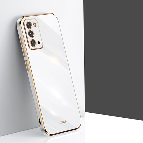 Custodia Silicone Ultra Sottile Morbida Cover XL1 per Samsung Galaxy Note 20 5G Bianco