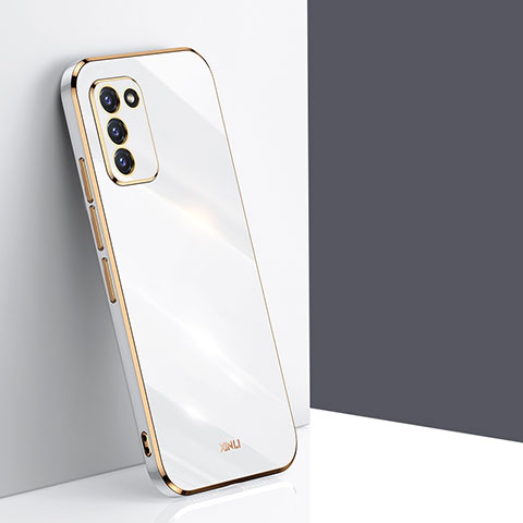 Custodia Silicone Ultra Sottile Morbida Cover XL1 per Samsung Galaxy S20 5G Bianco