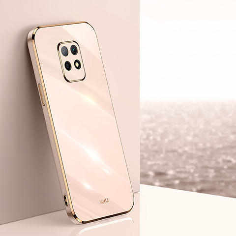 Custodia Silicone Ultra Sottile Morbida Cover XL1 per Xiaomi Redmi 10X Pro 5G Oro