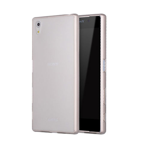 Custodia Silicone Ultra Sottile Morbida Opaca per Sony Xperia Z5 Oro
