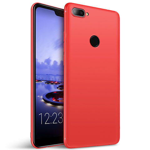 Custodia Silicone Ultra Sottile Morbida per Huawei Honor 9i Rosso