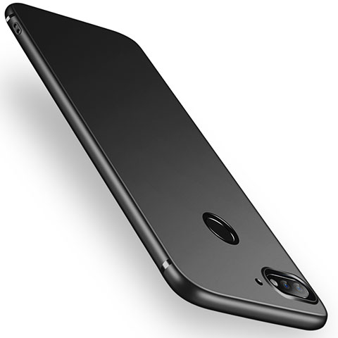 Custodia Silicone Ultra Sottile Morbida per Huawei Y7 (2018) Nero