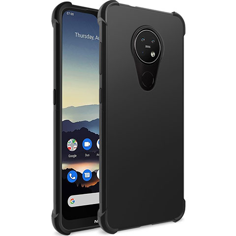 Custodia Silicone Ultra Sottile Morbida per Nokia 6.2 Nero