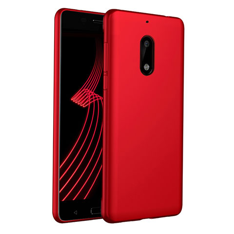 Custodia Silicone Ultra Sottile Morbida per Nokia 6 Rosso