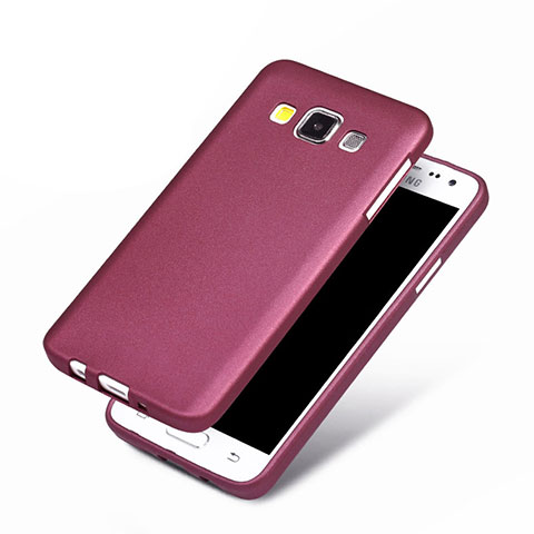 Custodia Silicone Ultra Sottile Morbida per Samsung Galaxy A3 SM-300F Viola