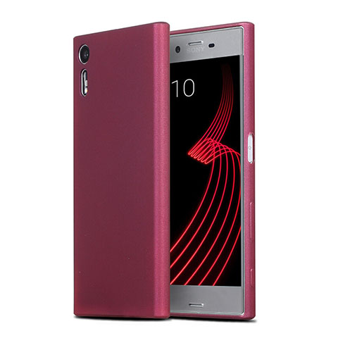 Custodia Silicone Ultra Sottile Morbida per Sony Xperia XZ Rosso