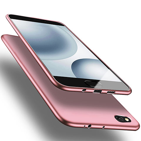 Custodia Silicone Ultra Sottile Morbida per Xiaomi Mi 5C Oro Rosa