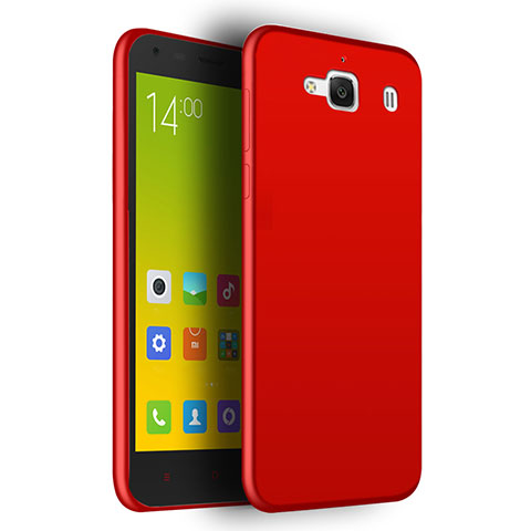 Custodia Silicone Ultra Sottile Morbida per Xiaomi Redmi 2A Rosso