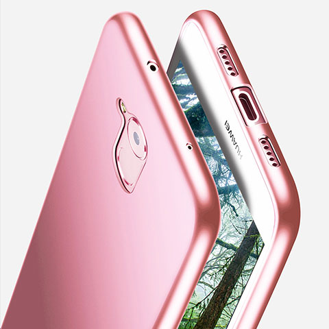 Custodia Silicone Ultra Sottile Morbida S02 per Huawei Honor 6C Rosa