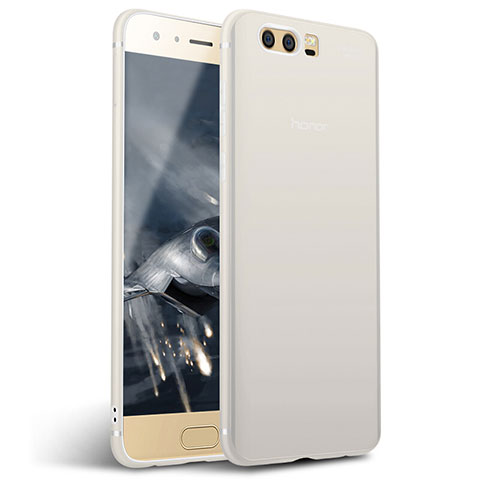 Custodia Silicone Ultra Sottile Morbida S02 per Huawei Honor 9 Premium Bianco