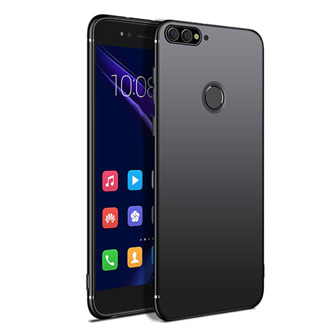 Custodia Silicone Ultra Sottile Morbida S02 per Huawei Y7 (2018) Nero