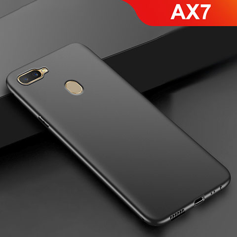 Custodia Silicone Ultra Sottile Morbida S02 per Oppo AX7 Nero