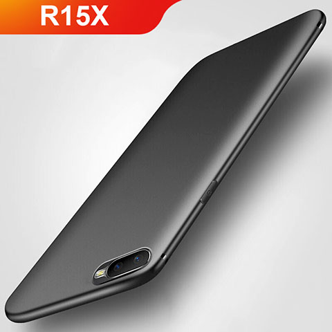 Custodia Silicone Ultra Sottile Morbida S02 per Oppo R15X Nero