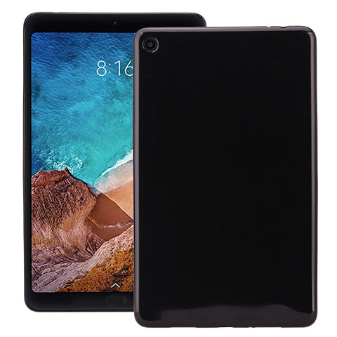 Custodia Silicone Ultra Sottile Morbida S02 per Xiaomi Mi Pad 4 Nero