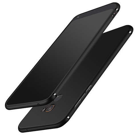 Custodia Silicone Ultra Sottile Morbida S03 per Xiaomi Mi Mix 2 Nero