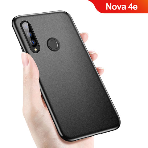 Custodia Silicone Ultra Sottile Morbida S04 per Huawei Nova 4e Nero