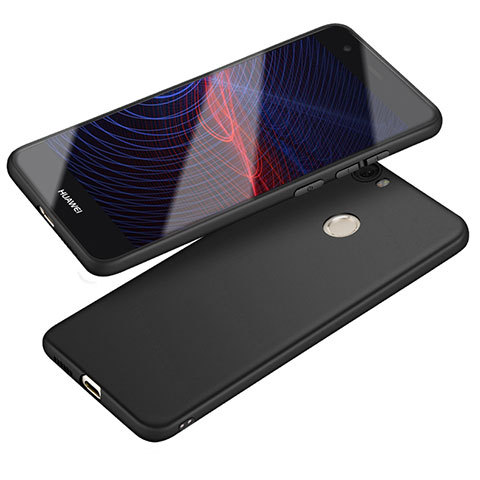 Custodia Silicone Ultra Sottile Morbida S04 per Huawei Nova Nero