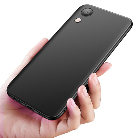 Custodia Silicone Ultra Sottile Morbida S04 per Huawei Y6 (2019) Nero