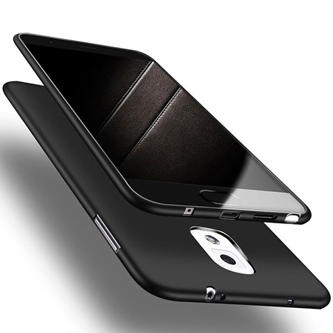 Custodia Silicone Ultra Sottile Morbida S04 per Samsung Galaxy Note 3 N9000 Nero