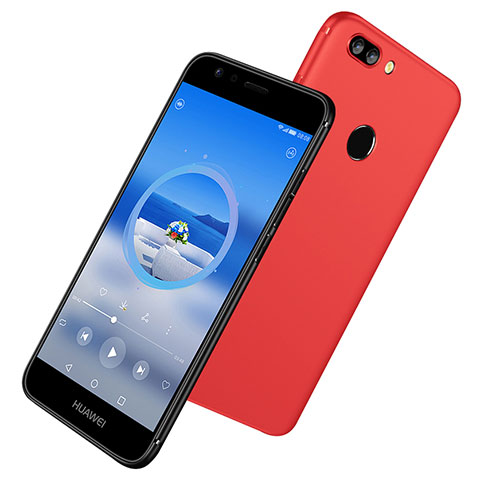 Custodia Silicone Ultra Sottile Morbida S06 per Huawei Nova 2 Plus Rosso