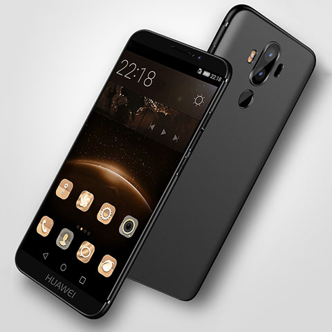 Custodia Silicone Ultra Sottile Morbida S07 per Huawei Mate 9 Nero