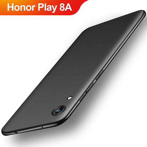 Custodia Silicone Ultra Sottile Morbida S09 per Huawei Honor Play 8A Nero