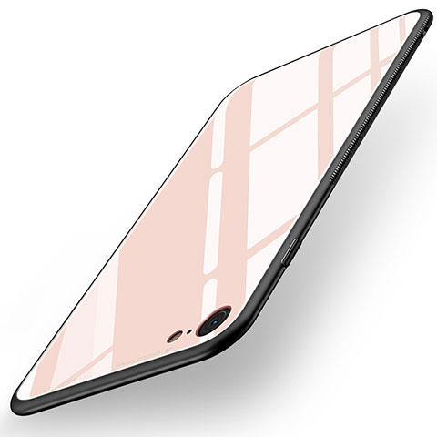 Custodia Silicone Ultra Sottile Morbida Specchio per Apple iPhone SE (2020) Rosa