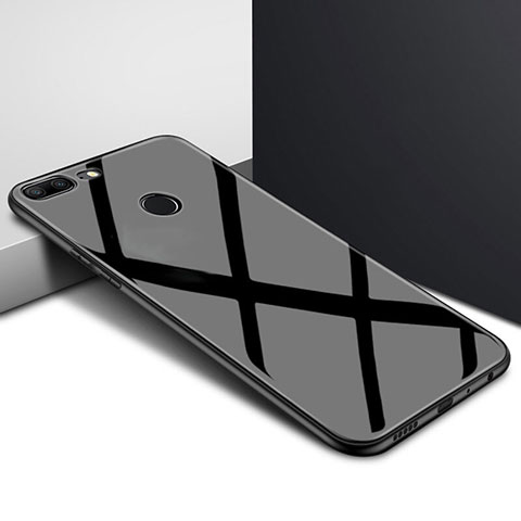 Custodia Silicone Ultra Sottile Morbida Specchio per Huawei Honor 9 Lite Nero