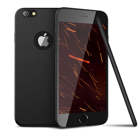 Custodia Silicone Ultra Sottile Morbida U15 per Apple iPhone 6S Nero