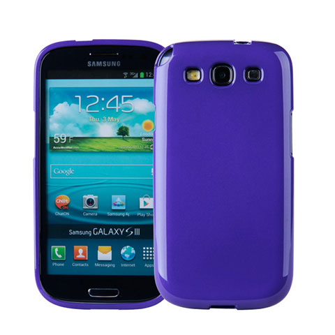 Custodia TPU Morbida Lucido per Samsung Galaxy S3 III i9305 Neo Viola
