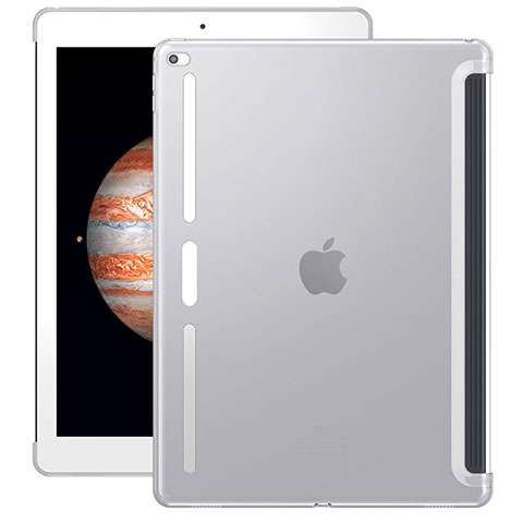 Custodia TPU Trasparente Ultra Sottile Morbida per Apple iPad Pro 12.9 Bianco