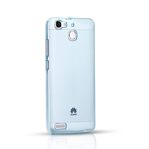 Custodia TPU Trasparente Ultra Sottile Morbida per Huawei G8 Mini Blu