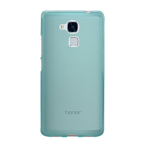 Custodia TPU Trasparente Ultra Sottile Morbida per Huawei GR5 Mini Blu