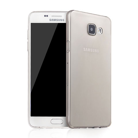 Custodia TPU Trasparente Ultra Sottile Morbida per Samsung Galaxy A5 (2016) SM-A510F Grigio