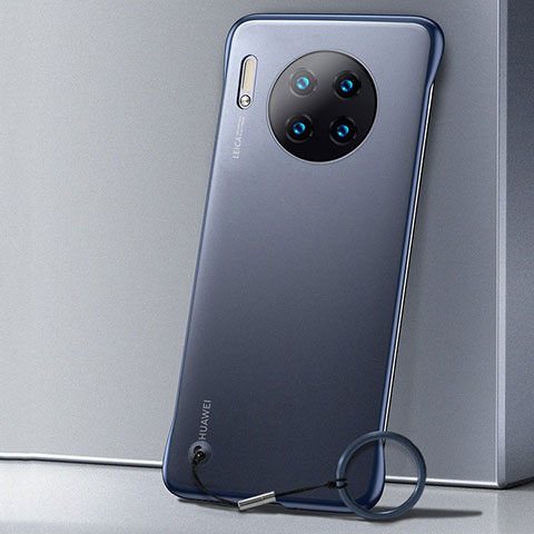 Custodia Ultra Slim Trasparente Rigida Cover Opaca per Huawei Mate 30 Blu