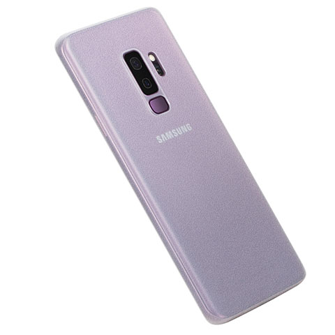 Custodia Ultra Slim Trasparente Rigida Cover Opaca per Samsung Galaxy S9 Plus Chiaro