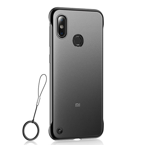 Custodia Ultra Sottile Trasparente Rigida Cover Opaca U01 per Xiaomi Mi 8 Nero