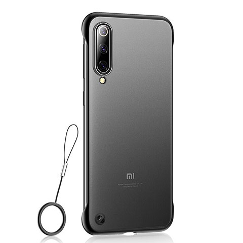 Custodia Ultra Sottile Trasparente Rigida Cover Opaca U01 per Xiaomi Mi A3 Lite Nero