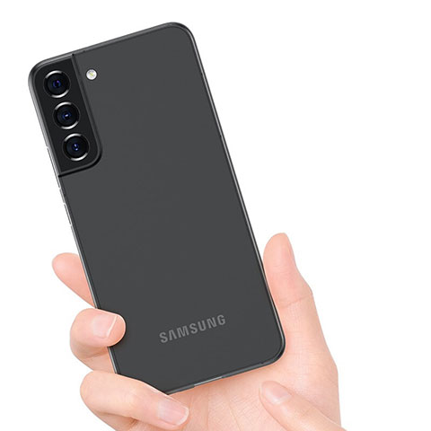 Custodia Ultra Sottile Trasparente Rigida Cover Opaca U02 per Samsung Galaxy S21 Plus 5G Nero